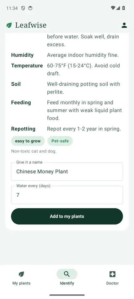 Leafwise on Android