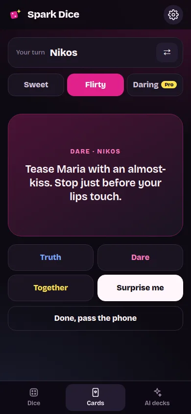 Spark Dice on Android