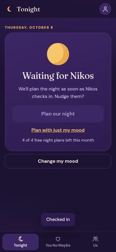 Tonight on Android